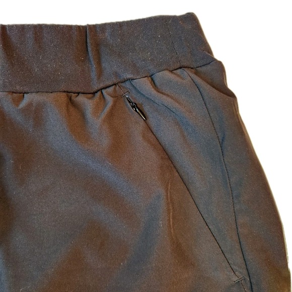 Quince Womens Skort Size Large Black Performance Tech Athletic Skirt Zip Pockets - Picture 4 of 16